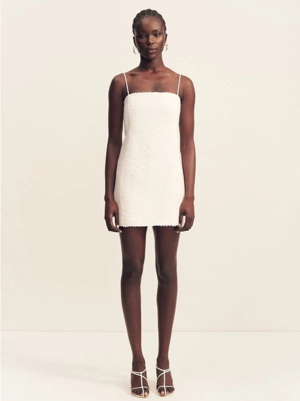 Shona Joy Eluna Panelled Sequin Mini Dress
